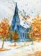 Christuskirche Hannover - Michael Michael Mantel - Aquarell auf Papier - Sonstiges - 