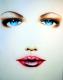 Blueeyez - Martin MartinMarian - Airbrush auf Karton - Sonstiges-Portrait - 