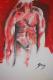 2. Teil des 3-Teilers Red Passion -  Einfallspinsel - Acryl auf Leinwand - Sonstiges - 