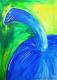 blue apple (2002) Edith Schmidinger - Edith M. Schmidinger - Acryl auf Leinwand - Sonstiges - 