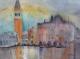 Venedig Campanile Markusplatz Dogenpalast (2004) B - Berthold M. Rubenbauer - Aquarell auf Papier - Sonstiges - 