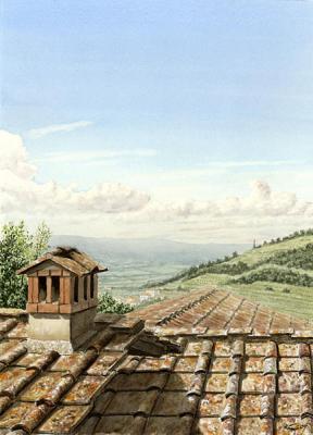 Tuscany Roofs II (2004) - Manfred Manfred Hönig - Array auf Array - Array - 