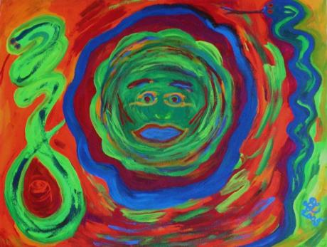 Gesicht im Grünen - Face in the Green (2005) -  Doris B. Lambling -  auf  - Array - 