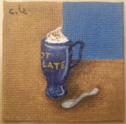 -ein kleines kunstwerk-hot chocolate - c. lemke - Array auf  - Array - 