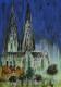 KÃ¶lner Dom - Dagmar Fiedler - Acryl auf Papier - Stadtansichten - Abstrakt