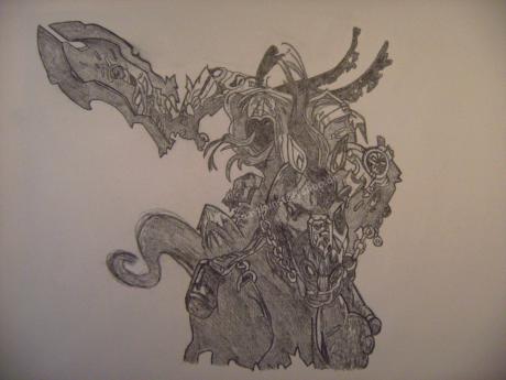 Apokalyptischer Reiter,Krieg. Darksiders - Toast Kunst -  auf Array - Array - Array