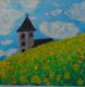 kirche  - melanie schuster - Acryl-Ãl auf Leinwand - Landschaft - 