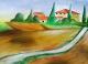 Toskana - Michael Keissner - Acryl auf Leinwand - Landschaft - 