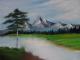 Berglandschaft - Michael Keissner - Acryl auf Leinwand - Berge - 