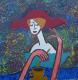 Cafe - Aleksandra Schoenfeld - Acryl auf Leinwand -  - 