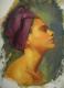 ---Girl with scarf - Sameh  Metwally - Pastell auf  - Frauen-Gesichter - 