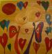 Die Liebe - Aleksandra Schoenfeld - Acryl auf Leinwand - Abstrakt-Fantastisch-Esoterik-Mystik-Liebe - 