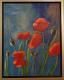 Mohnblume, Feld - Aleksandra Schoenfeld - Acryl auf Leinwand - Mohn - 