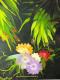 Tropische PFLANZEN - Monika  Pogoda - Acryl-Ãl auf Leinwand - Blumen - GegenstÃ¤ndlich-Naturalismus-Realismus