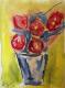 flowers_7 - Patricia Brockmann  - Acryl auf Karton - Abstrakt-Blumen-Stillleben - Abstrakt