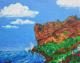 Magic Island La Gomera X - Bodhi Bharta - Acryl-Ãl auf Leinwand - Reisen-Mystik-Natur - 