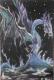 Ocean Dragon - Katja Humbs - Acryl auf Leinwand - Fantastisch-Mystik-Meer - 