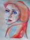 Face - Peter David - Aquarell auf Papier - Menschen - 