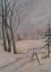 ---Winterlandschaft - Elisabeth Willner - Acryl auf Leinwand - Berge - Naturalismus