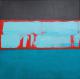 ---Streifen4 - Kristina Salamon-Afif - Acryl auf Leinwand - Abstrakt - 