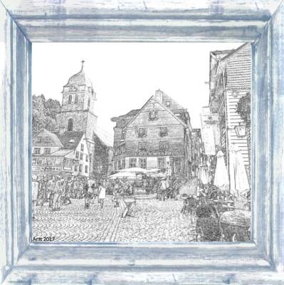 Monschau - Am Markt - Arno Schmitt - Array auf  -  - 